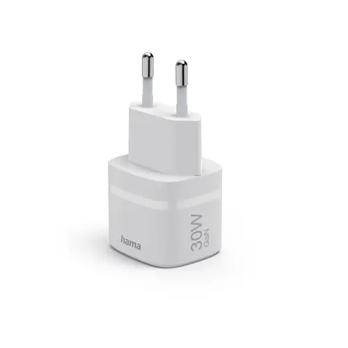 HAMA Зарядно устройство, 30 W, GaN, USB-C, PD/Qualcomm®, Zero Standby, бяло - image 4