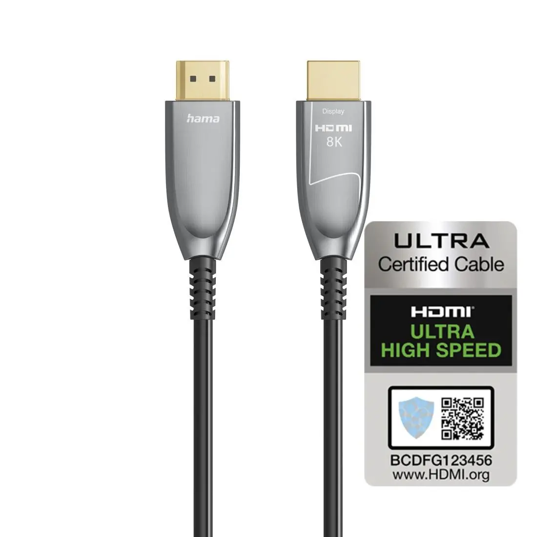 HAMA Оптичен HDMI кабел, ултра високоскоростен, AOC, сертифициран, 8K, алуминий, 10 м - image 10