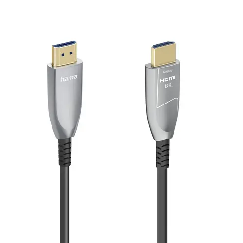 HAMA Оптичен HDMI кабел, ултра високоскоростен, AOC, сертифициран, 8K, алуминий, 10 м - image 2