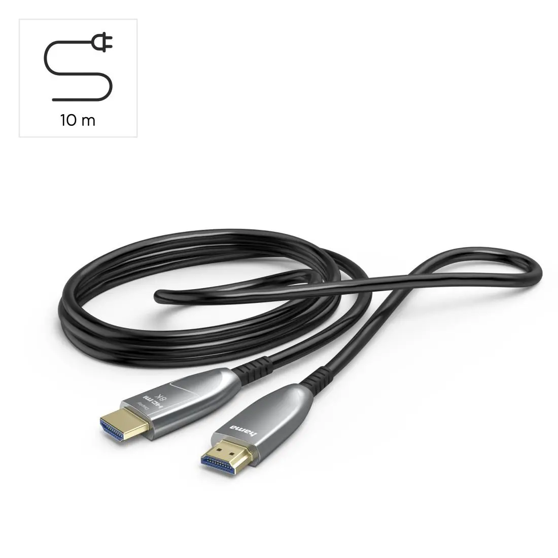 HAMA Оптичен HDMI кабел, ултра високоскоростен, AOC, сертифициран, 8K, алуминий, 10 м - image 9