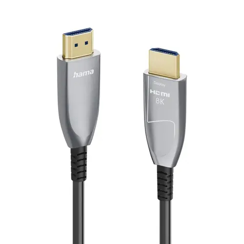 HAMA Оптичен HDMI кабел, ултра високоскоростен, AOC, сертифициран, 8K, алуминий, 10 м