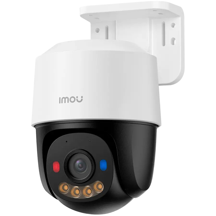 Imou cameră Smart PT PoE full color, 5MP, obiectiv fix 3.6 mm, 30 fps. IR până la 30m, FOV 91, 355 pan, 0-90 tilt, 4 led spotlight, 2 lumini