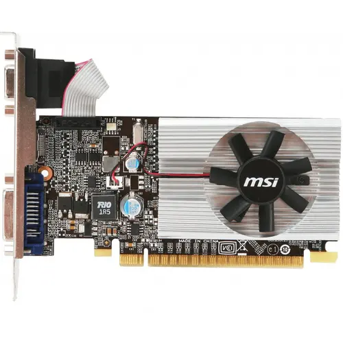 MSI Video Card NVidia N210-1GD3/LP (GF210, 1GB GDDR3 64bit, PCI Express x16 2.0, DVI, HDMI, D-SUB) - image 1