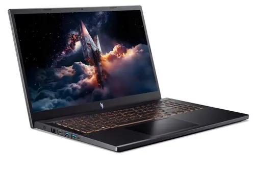 Лаптоп, Acer Nitro V 15, ANV15-52-59ZT, Intel Core i5-13420H (8C/12T, up to 4.7GHz, 12MB), 15.6" FHD IPS (1920x1080), 165Hz, 16GB DDR5 (1 Slot free), 512GB PCIe NVMe SSD, NVIDIA GeForce RTX 3050 6GB GDDR6, Wi-Fi AX, BT 5.2, HD Cam, KB Backlight, No OS, Obsidian - image 1