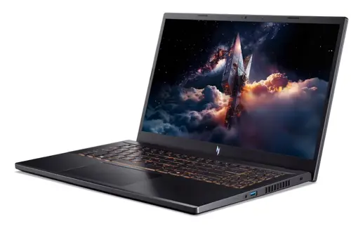 Лаптоп, Acer Nitro V 15, ANV15-52-59ZT, Intel Core i5-13420H (8C/12T, up to 4.7GHz, 12MB), 15.6" FHD IPS (1920x1080), 165Hz, 16GB DDR5 (1 Slot free), 512GB PCIe NVMe SSD, NVIDIA GeForce RTX 3050 6GB GDDR6, Wi-Fi AX, BT 5.2, HD Cam, KB Backlight, No OS, Obsidian - image 2