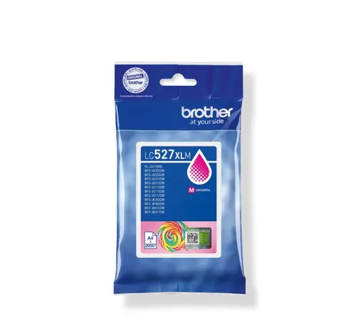 Консуматив, Brother LC527XLM Magenta Ink Cartridge for MFCJ5010DW/MFCJ5110DW - 2000 page yield - image 2