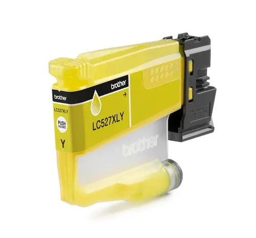 Консуматив, Brother LC527XLY Yellow Ink Cartridge for MFCJ5010DW/MFCJ5110DW - 2000 page yield - image 1