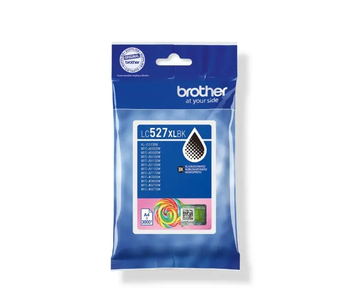 Консуматив, Brother LC527XLBK  Black Ink Cartridge for MFCJ5010DW/MFCJ5110DW - 3000 page yield - image 2