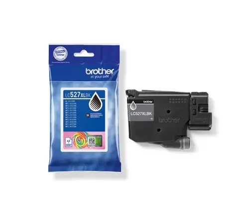 Консуматив, Brother LC527XLBK  Black Ink Cartridge for MFCJ5010DW/MFCJ5110DW - 3000 page yield