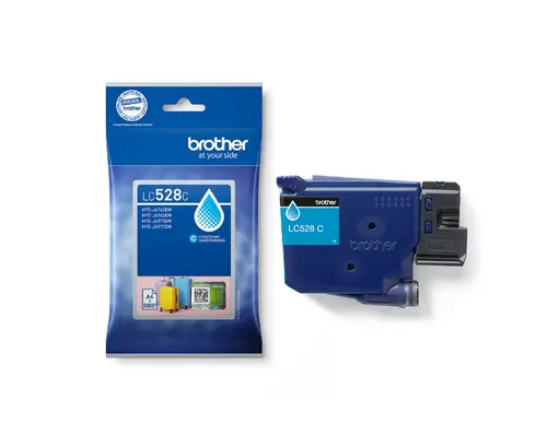 Консуматив, Brother LC528C Cyan Ink Cartridge for MFCJ5010DW/MFCJ5110DW - 5000 page yield