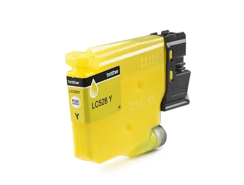 Консуматив, Brother LC528Y Yellow Ink Cartridge for MFCJ5010DW/MFCJ5110DW - 5000 page yield - image 1