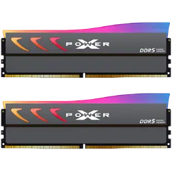 SILICON POWER 32GB (16Gx2) XPOWER Storm DDR5 RGB Gaming UDIMM, DDR5-6000, C36, 2Gx8 SR, RGB-UDIMM, w/HS-G