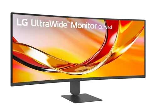 Монитор, LG 34U620B-B, 34" UltraWide 21:9, VA, Curved, 144 Hz, 5ms, 4000:1, 300cd/m2, WQHD 3440x 1440, sRGB 99%, HDR 10, HDMI, DisplayPort, DP, Reader mode, AMD FreeSync, Tilt, Height (Range), Black - image 2
