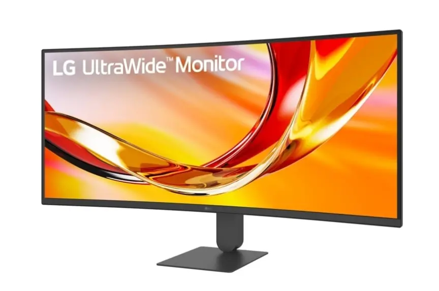 Монитор, LG 34U640B-B, 34" UltraWide 21:9, VA, Curved, 144 Hz, 5ms, 4000:1, 300cd/m2, WQHD 3440x 1440, sRGB 99%, HDR 10, USB Type-C, PD-65W, HDMI, DisplayPort, DP, Reader mode, AMD FreeSync, KVM Switch, Tilt, Height (Range), Black - image 2