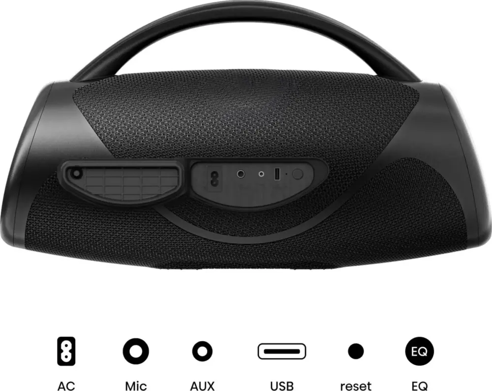 Аудио система, Hisense, VoyageBoom, Party speaker 2.0 Ch., 360W, BT, 24h play,IP67 Water and Dust Proof,Ambient Light,Dual-way Strap,Built-in Powerbank,Dual-level Bass Boost,Black - image 2