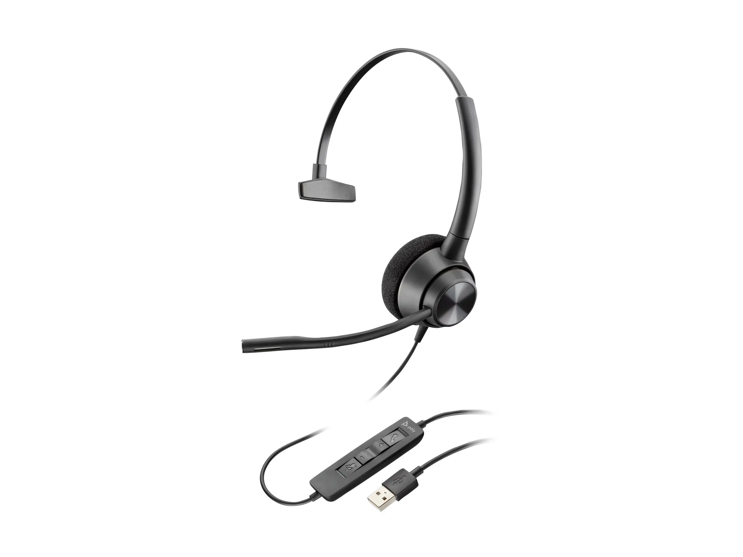 HP Poly EncorePro 310 cască monoaurală USB-A TAA