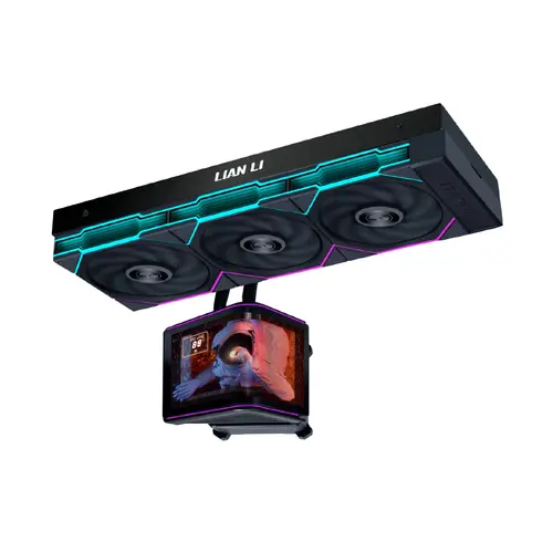 Lian Li водно охлаждане Water Cooling HydroShift II OLED Curved 360 TL - Black