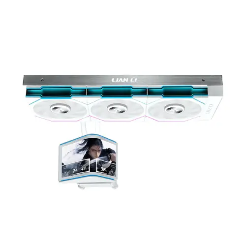 Lian Li водно охлаждане Water Cooling HydroShift II OLED Curved 360 TL - White - image 1