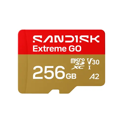 Sandisk card Extreme GO microSD™ UHS-I 256GB, V30, A2 - 1