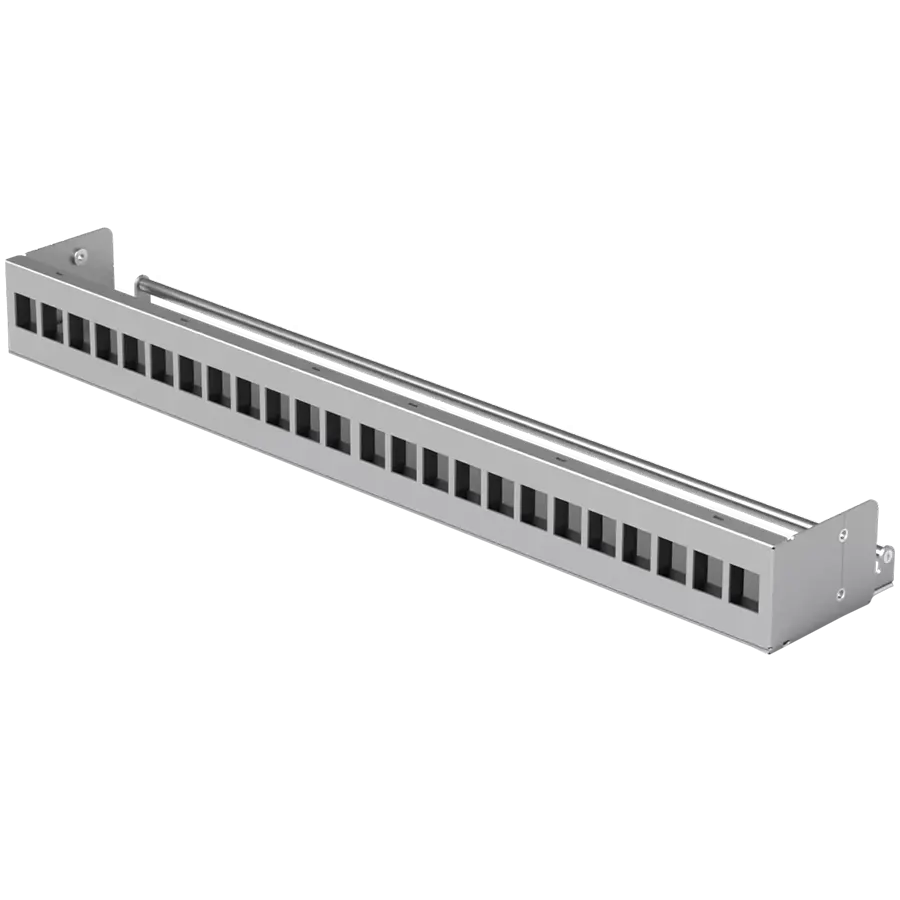 Ubiquiti UACC-Rack-Panel-Patch-Blank-24 Standalone insert that can be easily installed into an existing network equipment rack to create a clean, uniform aesthetic