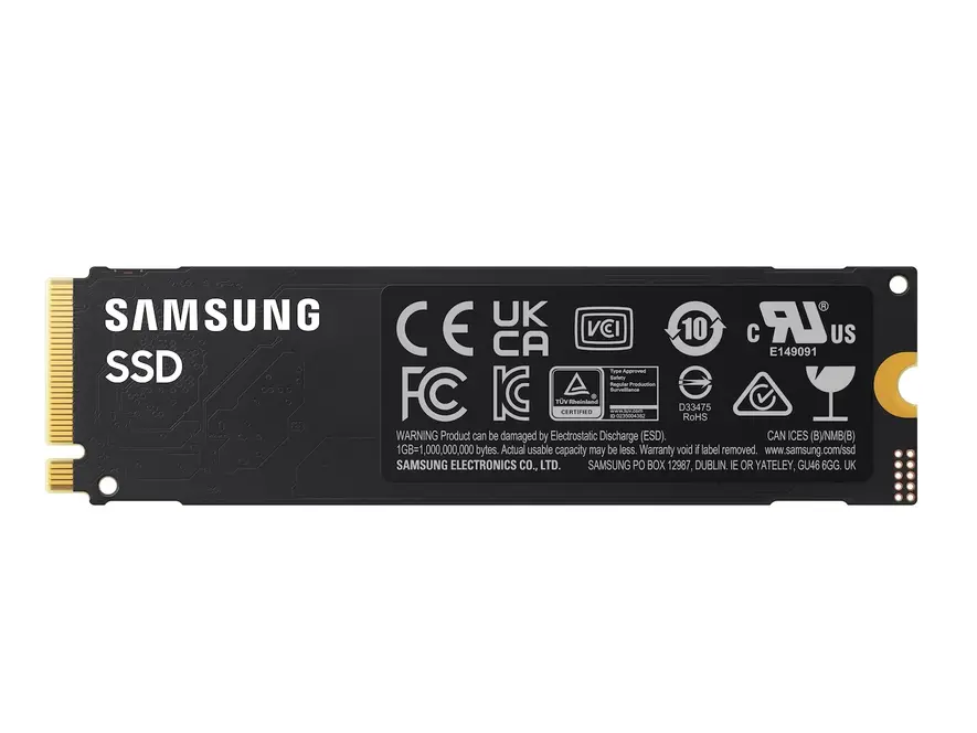 Твърд диск, Samsung SSD 990 2TB PCIe 4.0 NVMe M.2 V-NAND Read 7250 MB/s Write 6450 MB/s - image 1