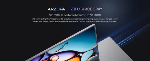 Arzopa преносим монитор Portable Monitor - Z3FC with Sleeve Bag - 16.1", 180Hz, IPS - image 10