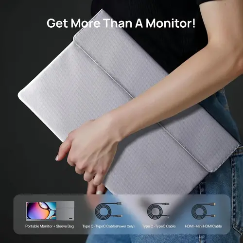 Arzopa преносим монитор Portable Monitor - Z3FC with Sleeve Bag - 16.1", 180Hz, IPS - image 5