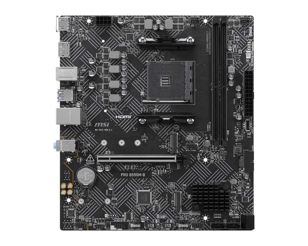 Дънна платка, MSI PRO B550M-B