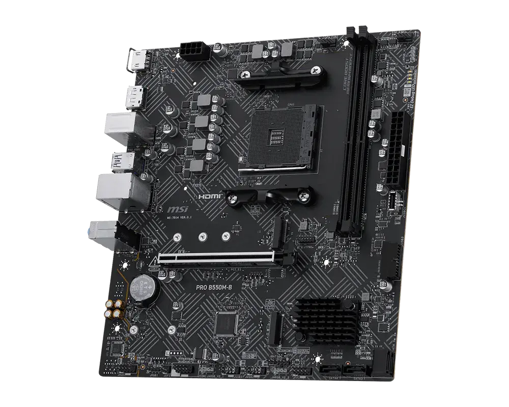 Дънна платка, MSI PRO B550M-B - image 2