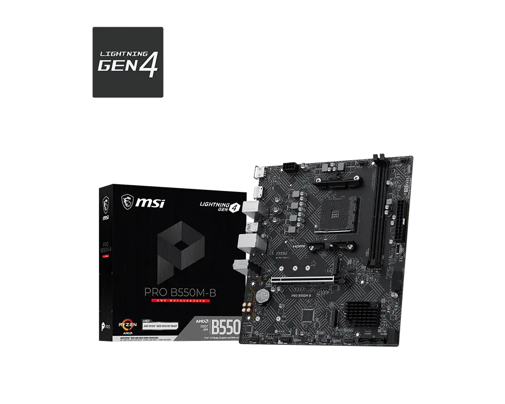 Дънна платка, MSI PRO B550M-B - image 4