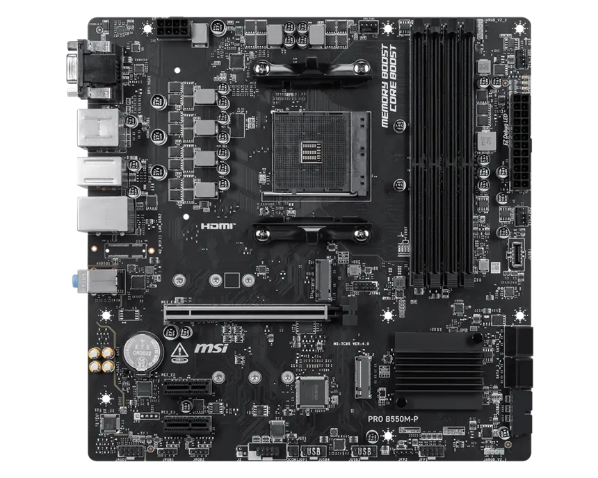 Дънна платка, MSI PRO B550M-P