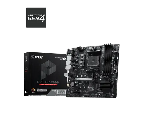 Дънна платка, MSI PRO B550M-P - image 4