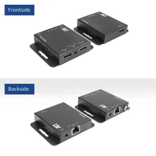 4K HDMI Extender (усилвател) ACT AC7801, усилва HDMI сигнал до 40 м по UTP кабел - image 1
