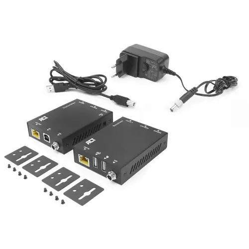 4K HDMI 2.0 KVM Extender (усилвател), ACT AC7815, усилва сигнал до 70 м по UTP кабел - image 2