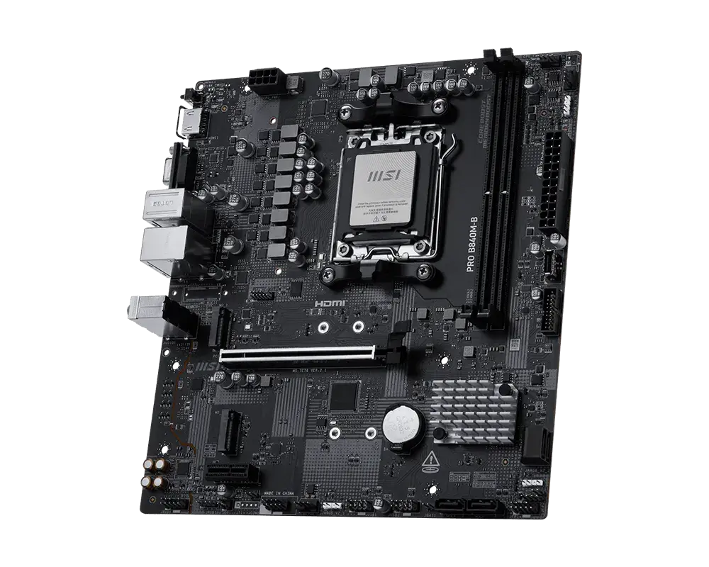 Дънна платка, MSI PRO B840M-B - image 2