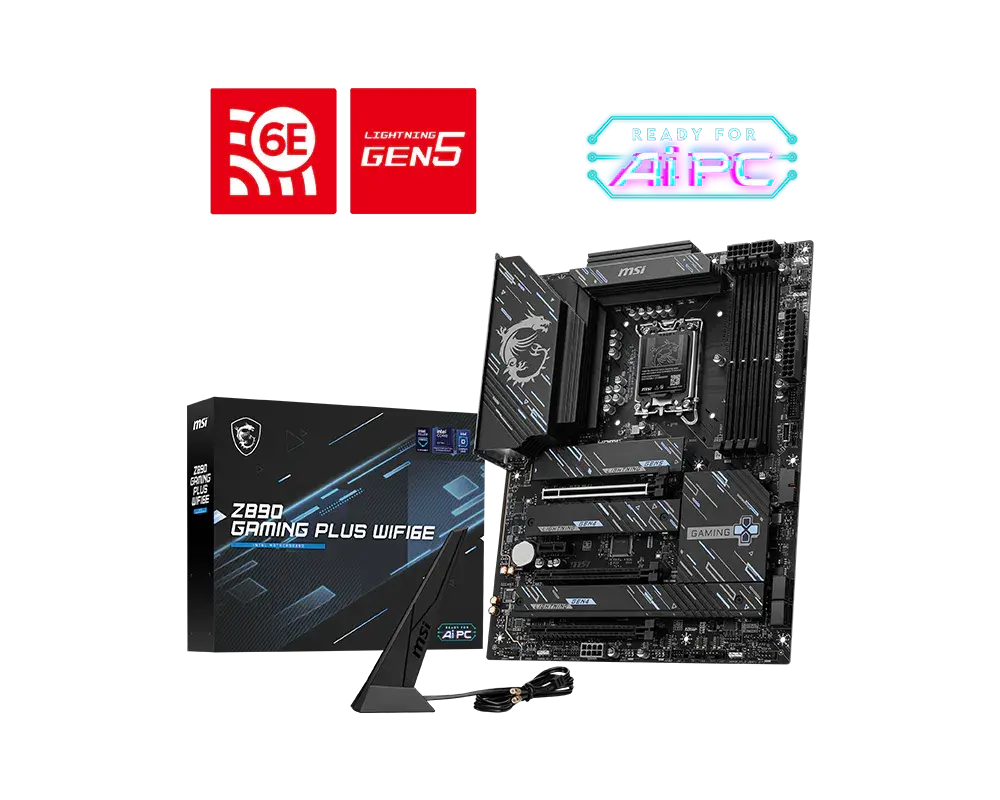 Дънна платка, MSI Z890 GAMING PLUS WIFI6E - image 4
