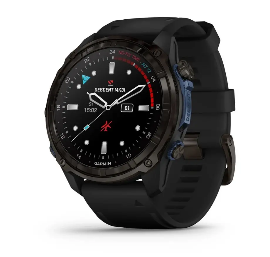 Garmin Descent™ Mk3i - 51мм - Descent™ Mk3i – 51 мм|Carbon grey DLC титан с черна силиконова каишка 010-02752-16