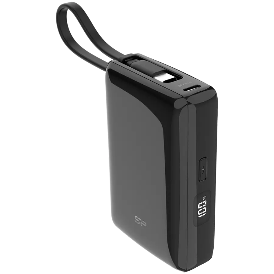 SILICON POWER, Power Bank, CP10, 10000mAh, BSMI, PSE, INT., Black - image 1