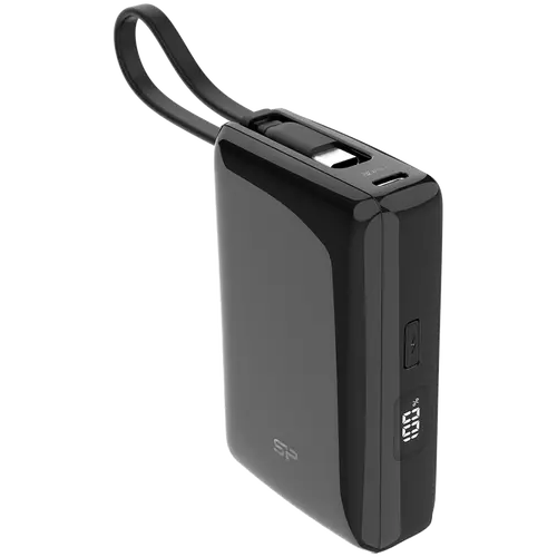 SILICON POWER, Power Bank, CP10, 10000mAh, BSMI, PSE, INT., Black - image 1