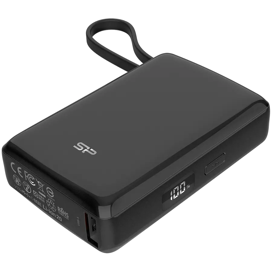 SILICON POWER, Power Bank, CP10, 10000mAh, BSMI, PSE, INT., Black - image 2