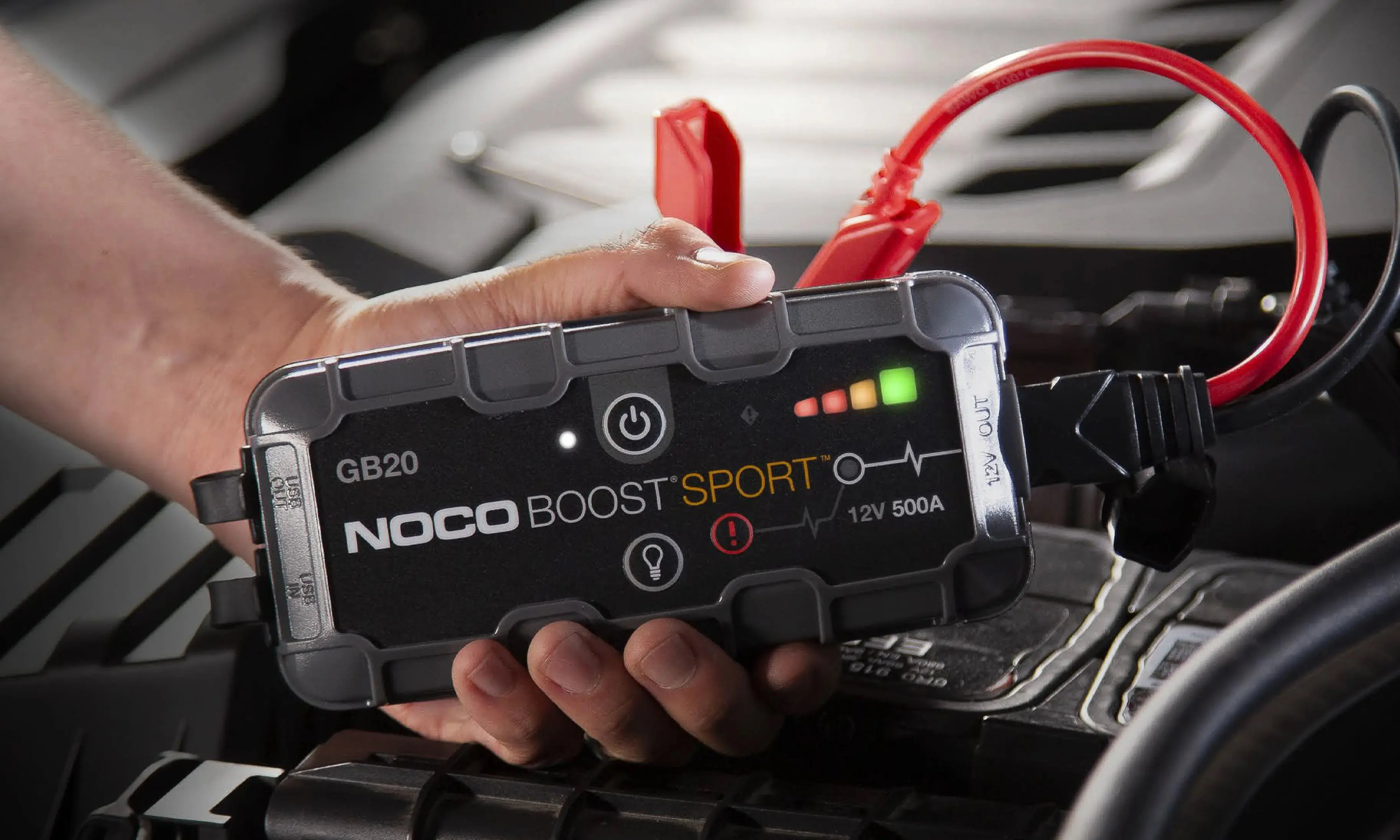NOCO мултифункционален стартер за автомобил Jump Starter - BOOST SPORT ULTRASAFE GB20 - 500A, 12V - image 4