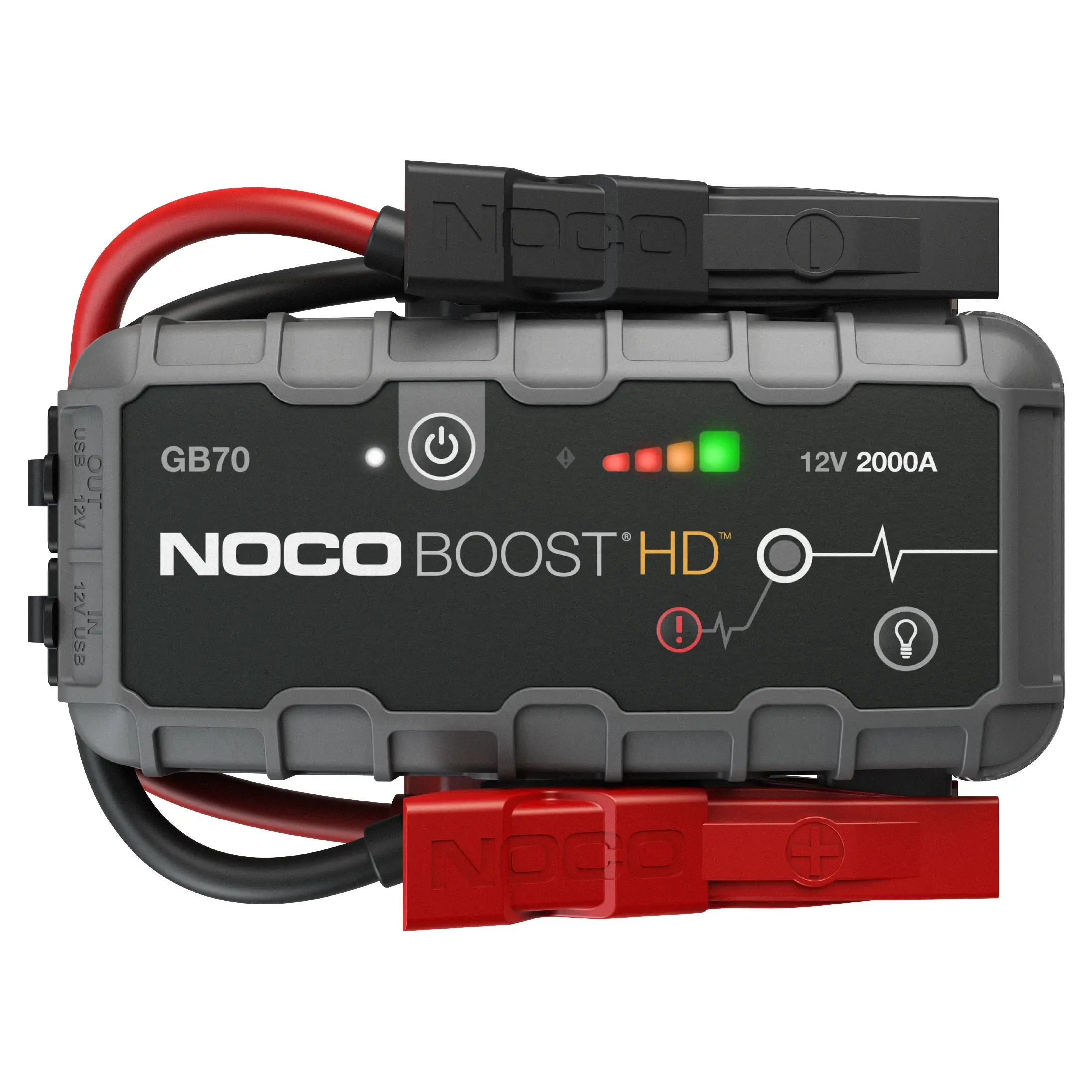 NOCO мултифункционален стартер за автомобил Jump Starter - BOOST HD GB70 - 2000A, 12V