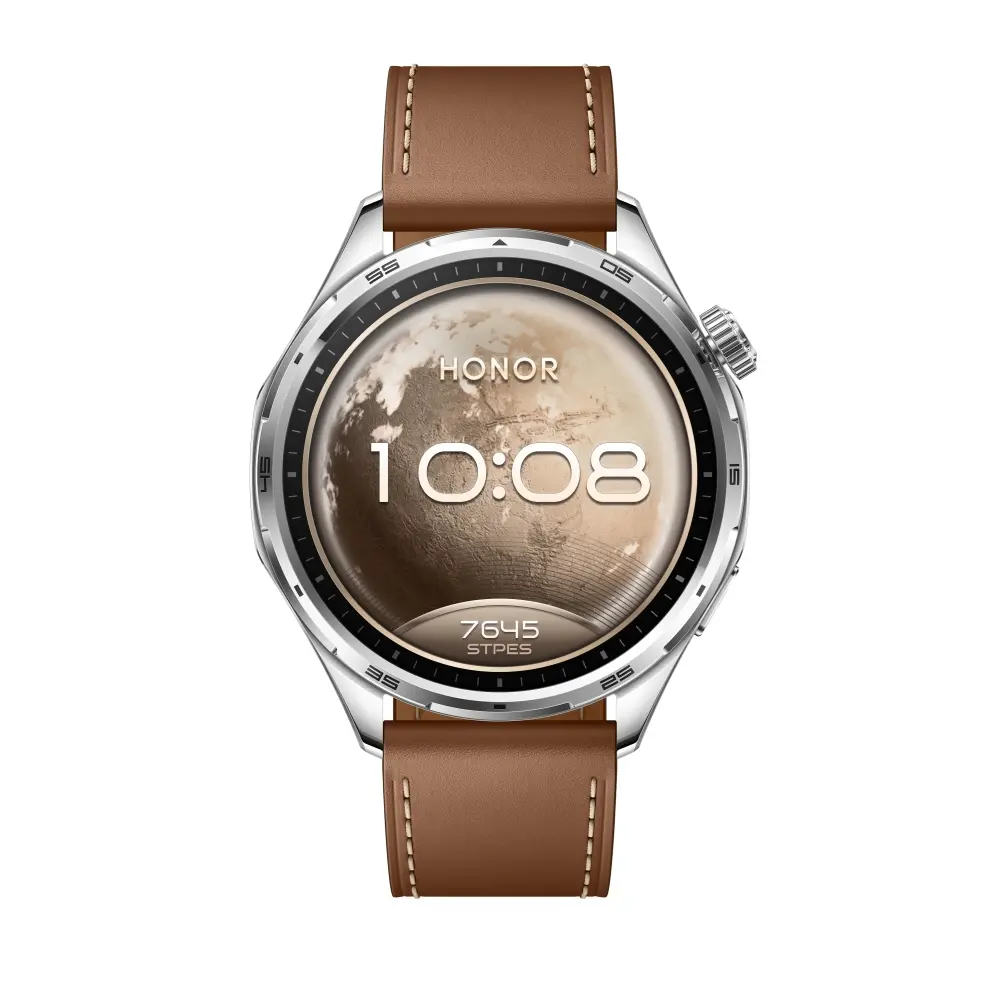 Часовник, Honor Watch 6 Standard BT 32MB+4GB Twilight Brown Brown Leather Strap EU Version