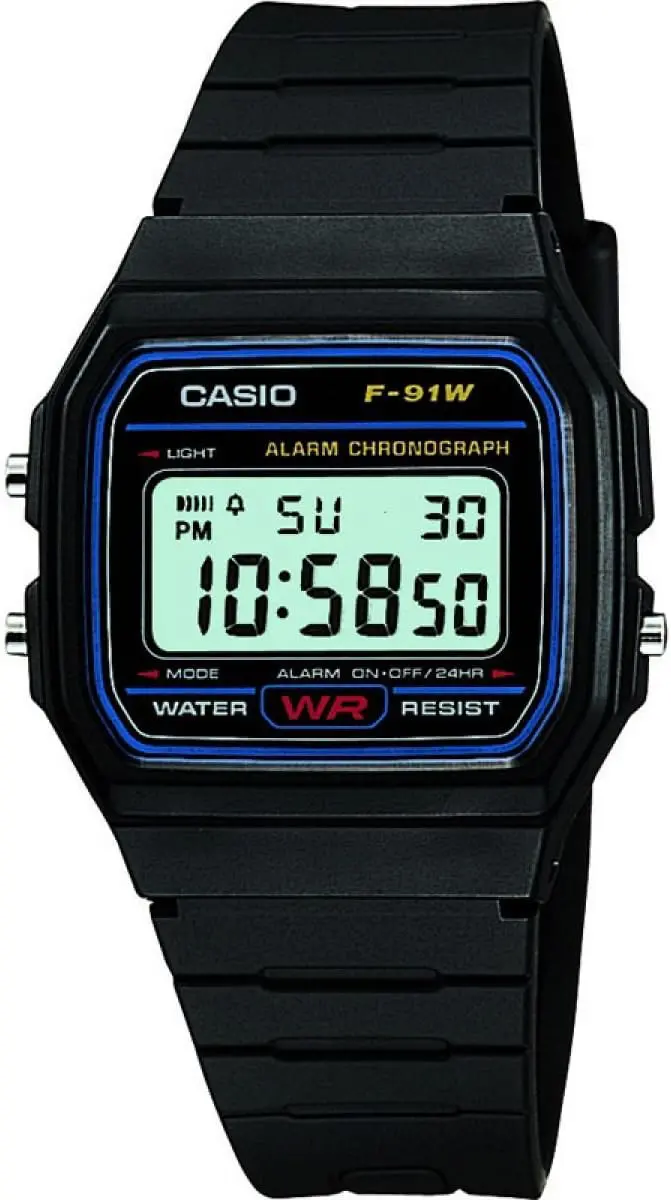 Мъжки часовник CASIO - F-91W-1DG