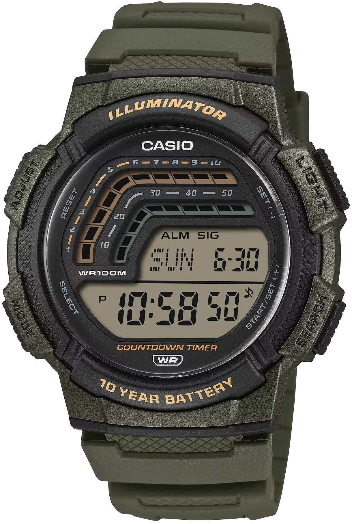 Ceas bărbătesc Casio - WS-1800-3AVEF
