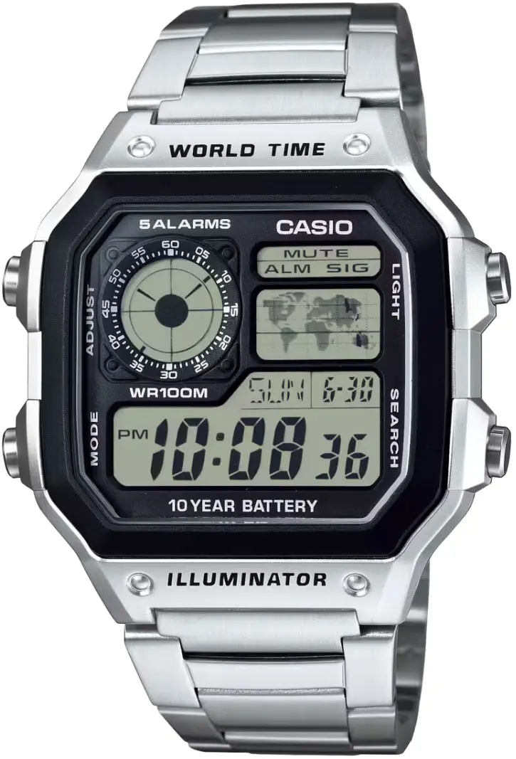 Мъжки часовник Casio - AE-1200WHD-1AVDF