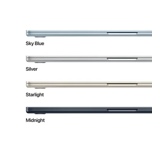 Лаптоп, Apple MacBook Air 15.3: Apple M5 chip with 10-core CPU and 10-core GPU, 16GB, 512GB SSD - Sky Blue - image 2