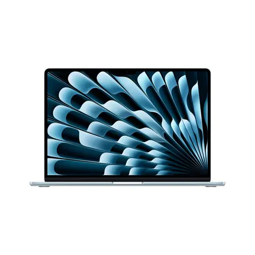 Лаптоп, Apple MacBook Air 15.3: Apple M5 chip with 10-core CPU and 10-core GPU, 16GB, 512GB SSD - Sky Blue