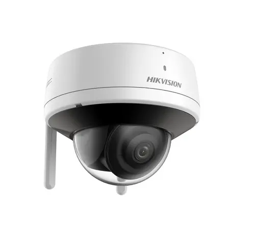 Камера, HikVision 4 MP Outdoor Audio Fixed Dome Network Camera, 2.8mm, F1.6, IR up to 30m, H.265, IP66, Digital WDR, 1 built-in microphone, 1 built-in speaker, built-in memory card slot (up to 512 GB), Wi-Fi IEEE802.11b, 802.11g, 802.11n, 2 Antennas, 12Vdc/7W - image 1
