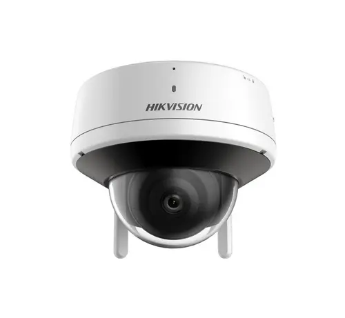 Камера, HikVision 4 MP Outdoor Audio Fixed Dome Network Camera, 2.8mm, F1.6, IR up to 30m, H.265, IP66, Digital WDR, 1 built-in microphone, 1 built-in speaker, built-in memory card slot (up to 512 GB), Wi-Fi IEEE802.11b, 802.11g, 802.11n, 2 Antennas, 12Vdc/7W - image 2
